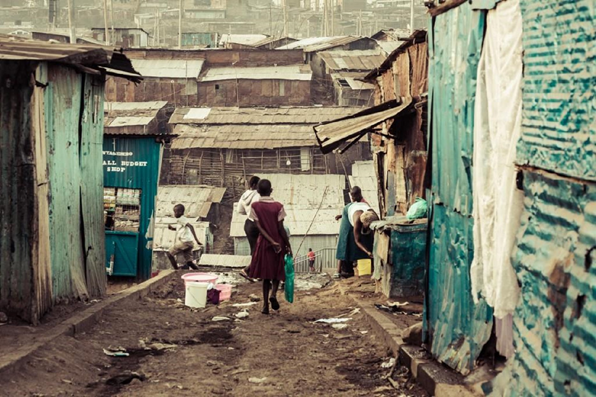 A street in Mathare